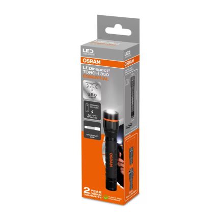 Osram - Ρυθμιζόμενος φορητός φακός LED LEDINSPECT TORCH 350 ESSENTIAL LED/4W/2xAAA IP44