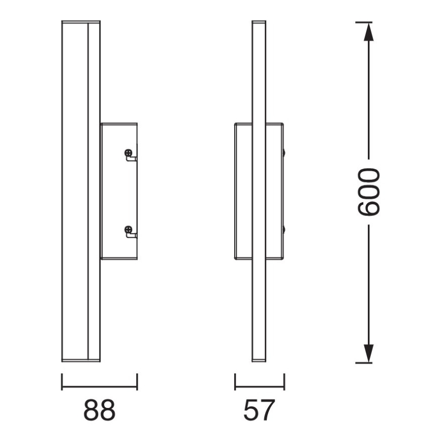 Osram - Ρυθμιζόμενο LED φωτιστικό καθρέφτη μπάνιου με λειτουργία αφής ORBIS MIRROR LED/10W/230V 60 cm 3000/4000K IP44 μπεζ