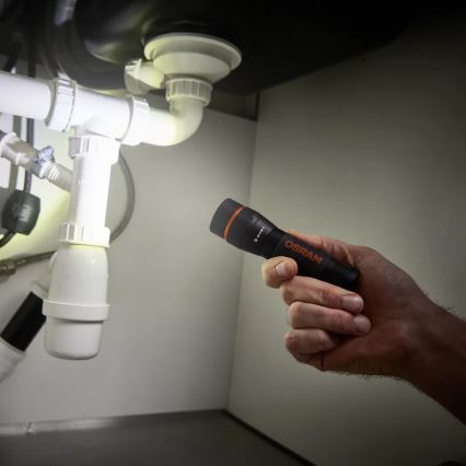 Osram - Φακός LED με ρύθμιση φωτεινότητας LEDINSPECT TORCH 450 ESSENTIAL LED/6W/3xAAA IP44