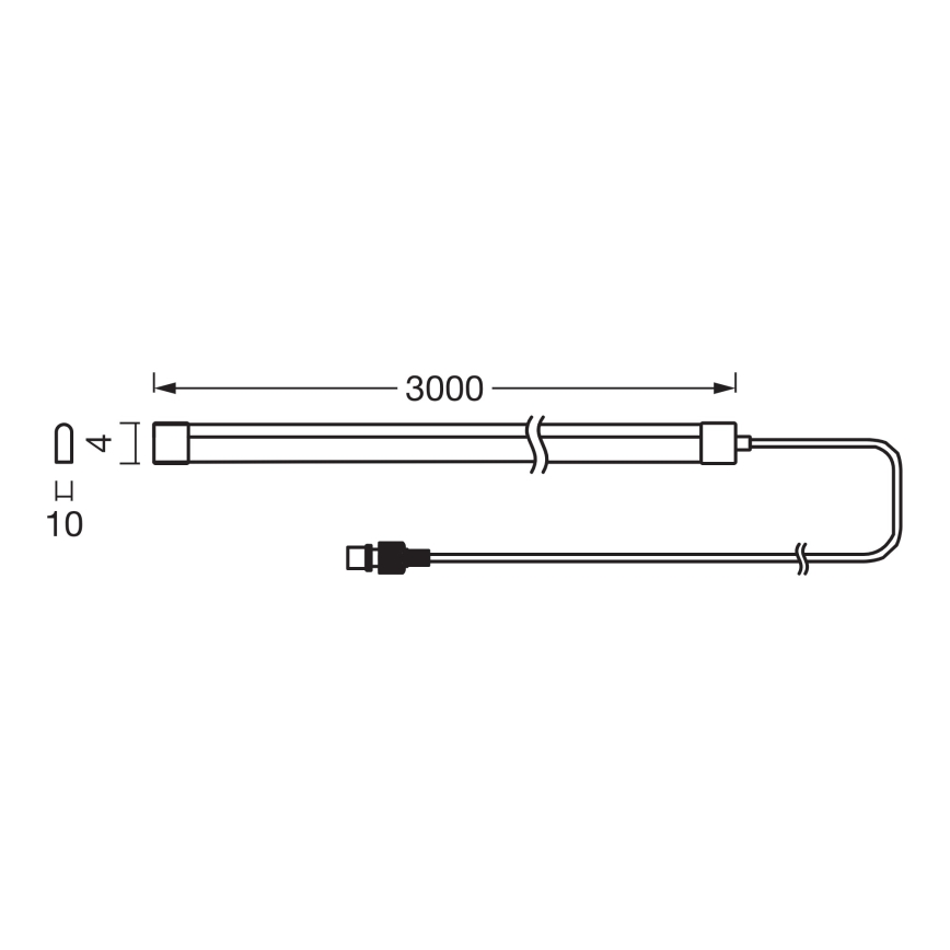 Osram - LED RGBW ρυθμιζόμενη ηλιακή ταινία FLEX MAGIC 3m LED/1,2W/3,7V 2000 mAh IP44 + τηλεχειριστήριο