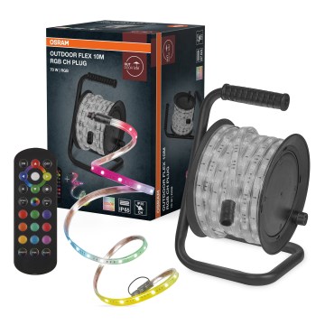 Osram - LED RGB Ρυθμιζόμενη εξωτερική ταινία FLEX 10m LED/70W/230V IP65 + τηλεχειριστήριο