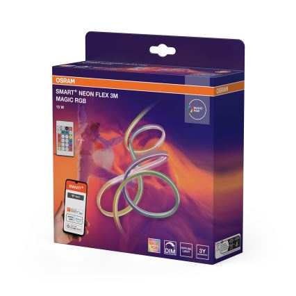 Osram - Ρυθμιζόμενη RGB LED ταινία εξωτερικού χώρου SMART+ MAGIC 3m LED/15W/230V IP44 Wi-Fi+ τηλεχειριστήριο
