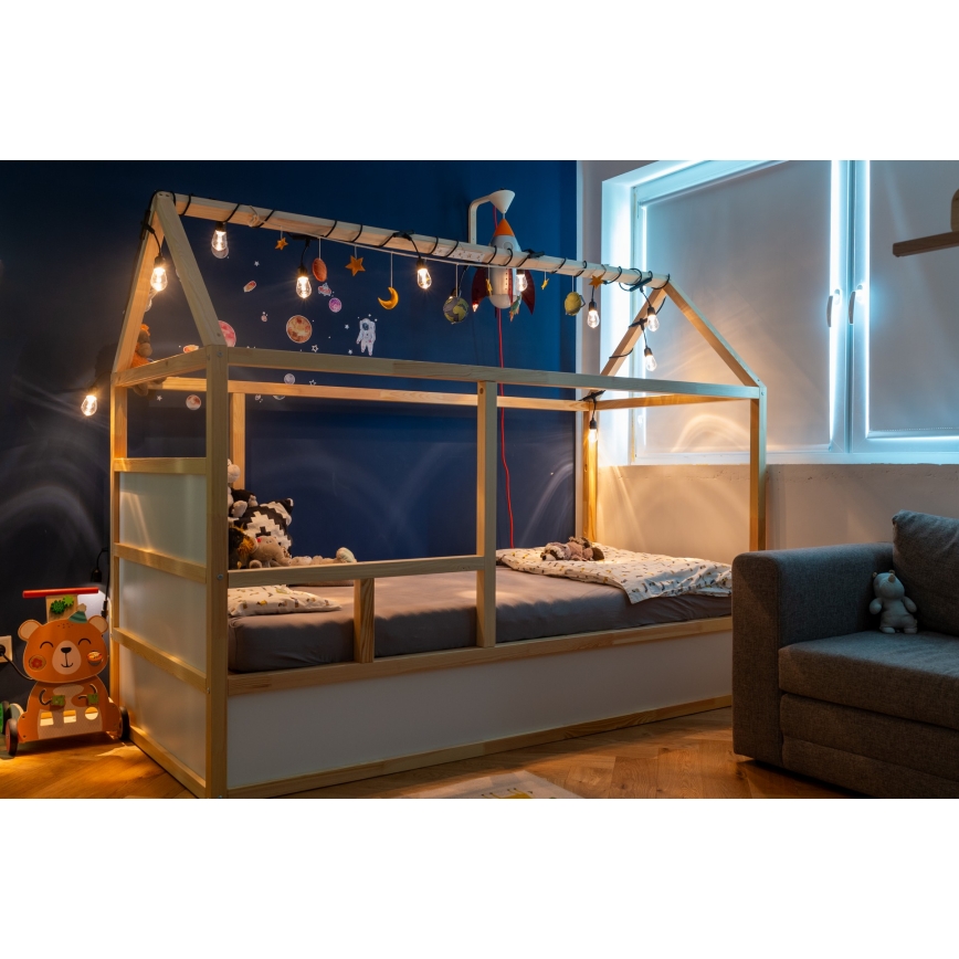 Osram - LED RGB Ρυθμιζόμενη αλυσίδα εξωτερικού χώρου SMART+ STRING 12xLED/230V 7,47m IP44 Wi-Fi