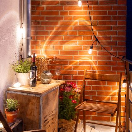 Osram - LED RGB Ρυθμιζόμενη αλυσίδα εξωτερικού χώρου SMART+ STRING 12xLED/230V 7,47m IP44 Wi-Fi