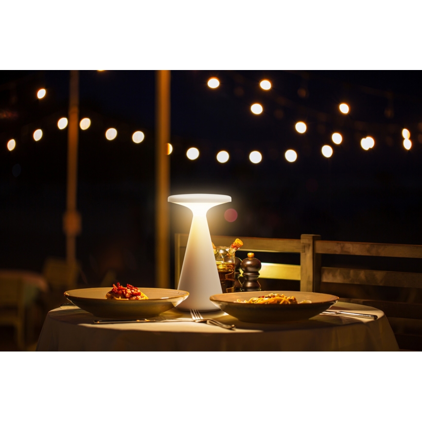 Osram - LED RGB Επαναφορτιζόμενο, ρυθμιζόμενο επιτραπέζιο φωτιστικό εξωτερικού χώρου με έλεγχο αφής SMART+ TWIST LED/1,35W/3,7V 1800 mAh IP44