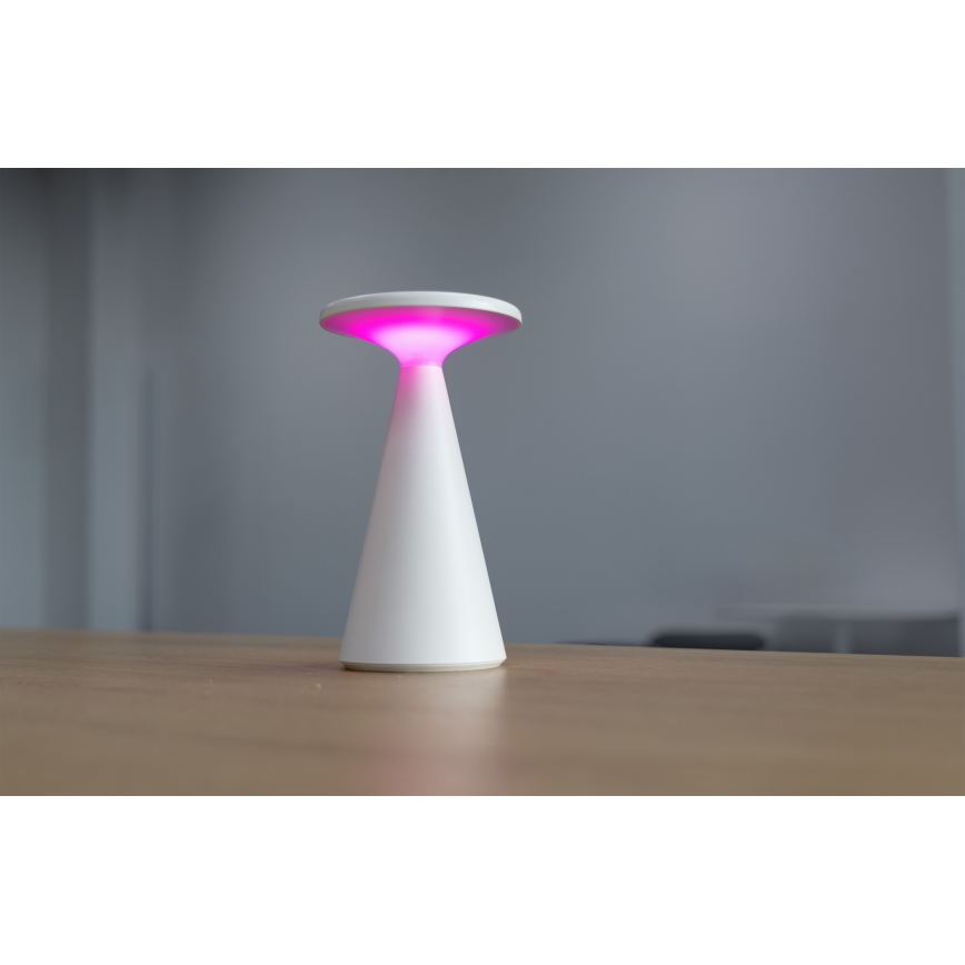 Osram - LED RGB Επαναφορτιζόμενο, ρυθμιζόμενο επιτραπέζιο φωτιστικό εξωτερικού χώρου με έλεγχο αφής SMART+ TWIST LED/1,35W/3,7V 1800 mAh IP44