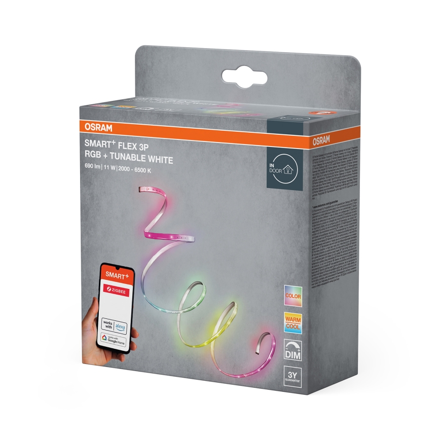 Osram - LED RGB+TW ρυθμιζόμενη ταινία SMART+ FLEX 1,8m LED/11W/230V 2000-6500K