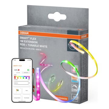 Osram - LED RGB+TW Ρυθμιζόμενη ταινία SMART+ FLEX 1m LED/3,4W/230V 2700-6500K Wi-Fi