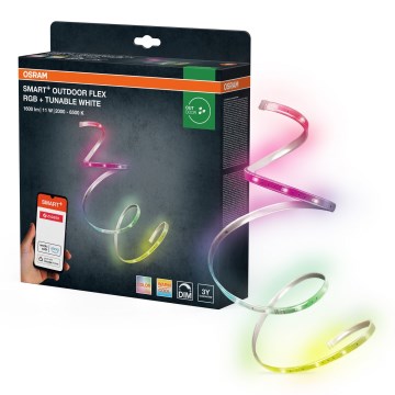 Osram - LED RGB+TW ρυθμιζόμενη εξωτερική λωρίδα SMART+ FLEX 5m LED/11W/230V 2000-6500K IP65