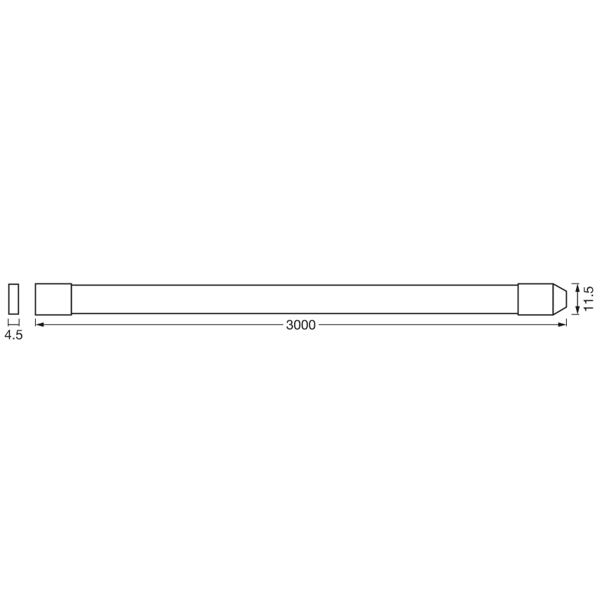 Osram - LED RGB+TW Ρυθμιζόμενη εξωτερική ταινία SMART+ FLEX 3m LED/12,5W/230V 2700-6500K IP44 Wi-Fi