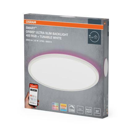 Osram - LED RGBW Ρυθμιζόμενο φωτιστικό οροφής SMART+ ORBIS LED/25W/230V διάμ. 40 cm 2700-6500K Wi-Fi
