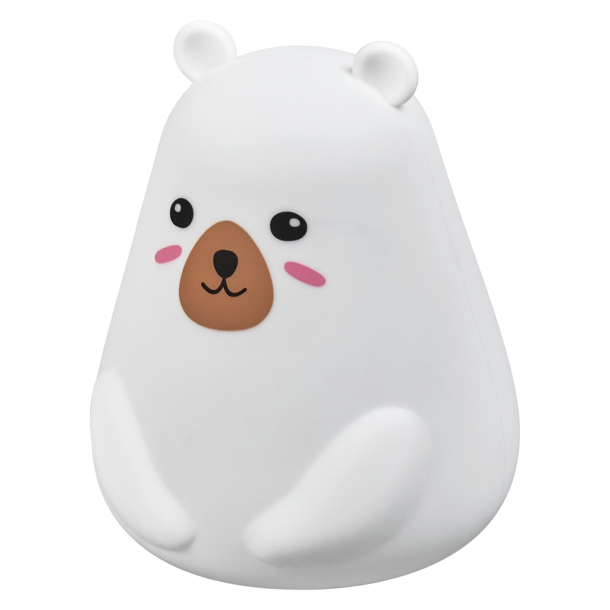Osram - LED RGBW Ρυθμιζόμενο παιδικό φωτιστικό αφής NIGHTLUX BEAR LED/0,7W/3,7V 1200 mAh λευκό