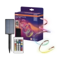 Osram - LED RGBW Ρυθμιζόμενη ηλιακή ταινία FLEX MAGIC 5m LED/1,6W/3,7V 2000 mAh IP44 + τηλεχειριστήριο