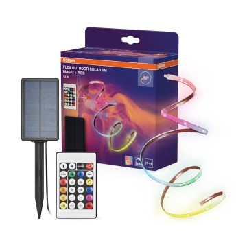 Osram - LED RGBW Ρυθμιζόμενη ηλιακή ταινία FLEX MAGIC 5m LED/1,6W/3,7V 2000 mAh IP44 + τηλεχειριστήριο