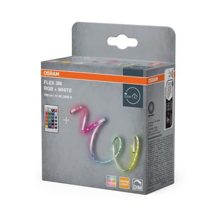 Osram - LED RGBW ρυθμιζόμενη ταινία FLEX 3m LED/10W/230V + τηλεχειριστήριο