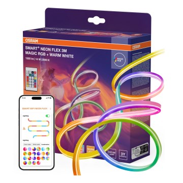 Osram - LED RGBW Ρυθμιζόμενη εξωτερική ταινία SMART+ MAGIC 3m LED/14W/230V IP44 Wi-Fi + τηλεχειριστήριο