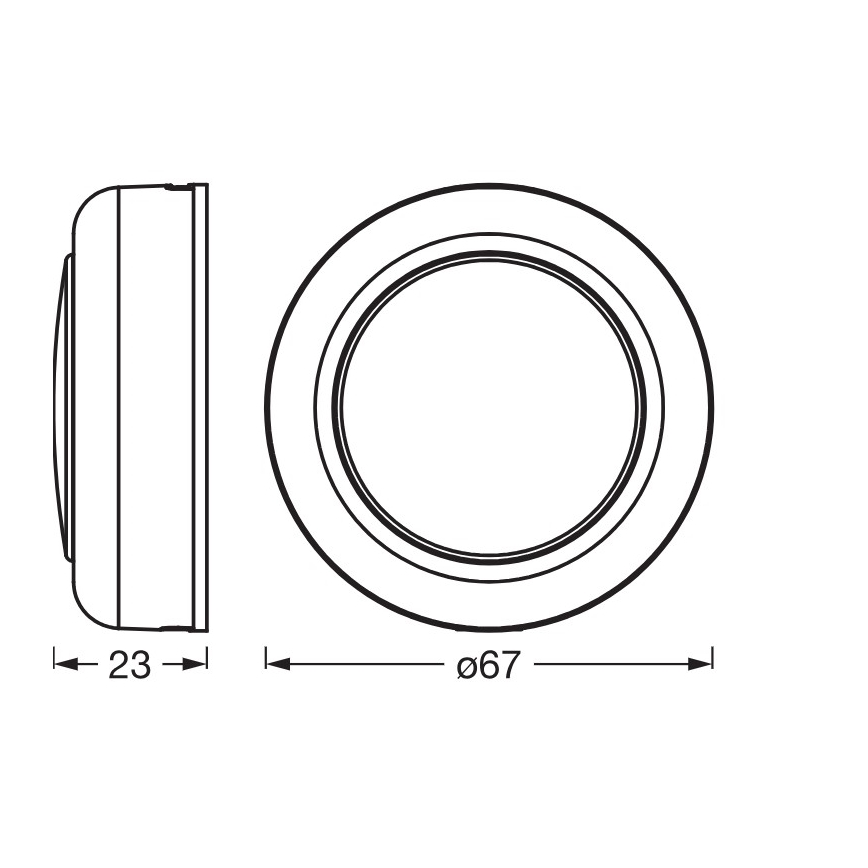 Osram - LED RGBW ρυθμιζόμενο φωτιστικό προσανατολισμού με έλεγχο αφής SMART+ DOT-IT LED/0,5W/3,7V 300 mAh