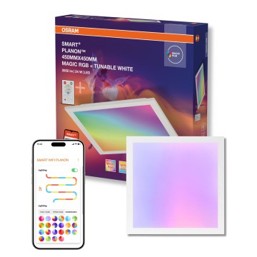 Osram - LED RGBW Ρυθμιζόμενο φωτιστικό οροφής SMART+ MAGIC LED/24W/230V 2700-6500K 45x45 cm Wi-Fi + τηλεχειριστήριο