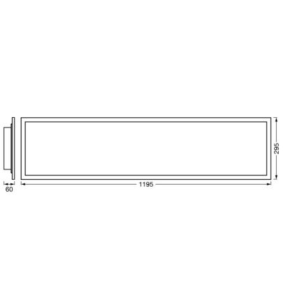 Osram - LED RGBW Ρυθμιζόμενο φωτιστικό οροφής SMART+ MAGIC LED/36W/230V 2700-6500K Wi-Fi + τηλεχειριστήριο