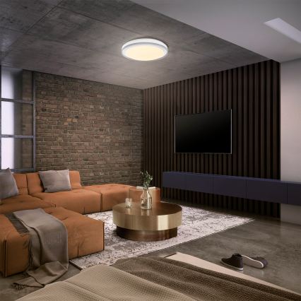 Osram - LED RGBW Ρυθμιζόμενο φωτιστικό οροφής SMART+ MAGIC LED 38W/230V διάμ. 49 cm λευκό 2700–6500K Wi-Fi