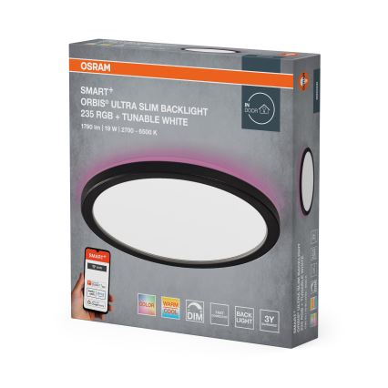 Osram - LED RGBW Ρυθμιζόμενο φωτιστικό οροφής SMART+ ORBIS LED/19W/230V Ø 23,5 cm 2700–6500K Wi‑Fi