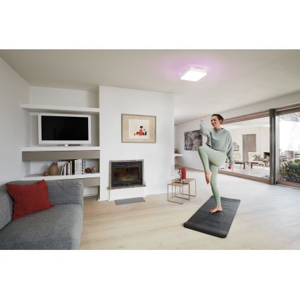 Osram - LED RGBW Ρυθμιζόμενο φωτιστικό οροφής SMART+ ORBIS LED/28W/230V 35x35 cm 2700-6500K Wi-Fi
