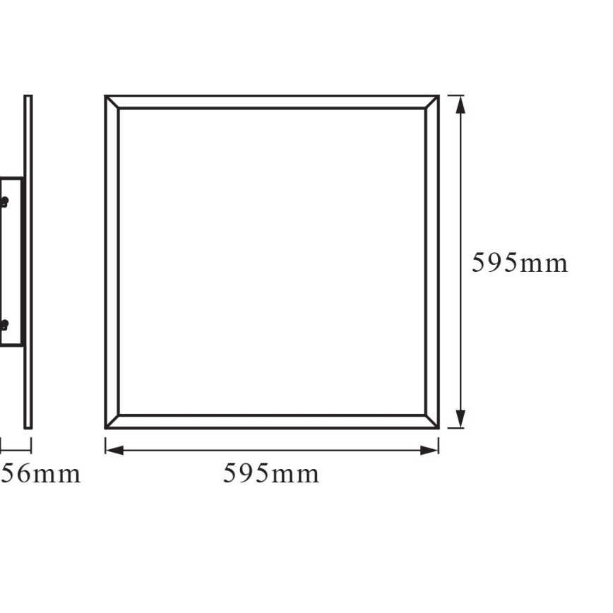 Osram - LED RGBW Ρυθμιζόμενο φωτιστικό οροφής SMART+ PLANON LED/36W/230V 60x60 cm Wi-Fi