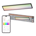 Osram - LED RGBW Ρυθμιζόμενο φωτιστικό οροφής SMART+ PLANON LED/40W/230V 2800-6500K 98x20 cm Wi-Fi IP54 μαύρο