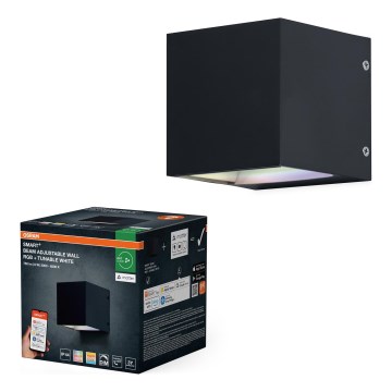 Osram - LED RGBW Ρυθμιζόμενο επιτοίχιο φωτιστικό για εξωτερικούς χώρους SMART+ BEAM LED/8W/230V 3000-6500K IP44 Wi-Fi
