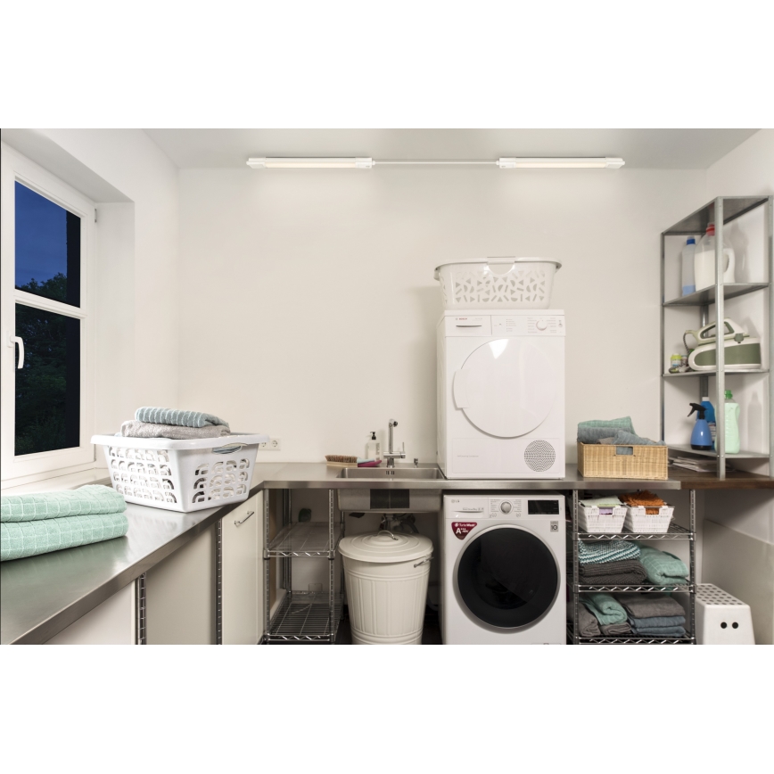 Osram - LED βιομηχανικό φωτιστικό τύπου φθορισμού με αισθητήρα λυκόφωτος και κίνησης SUBMARINE LED/36W/230V 122 cm IP65