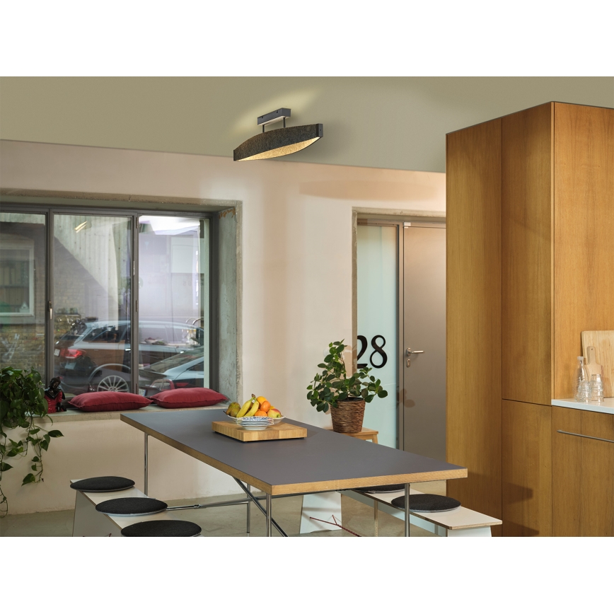 Osram - LED Επιφανειακό φωτιστικό οροφής DECOR FLAT LED/23W/230V γκρι