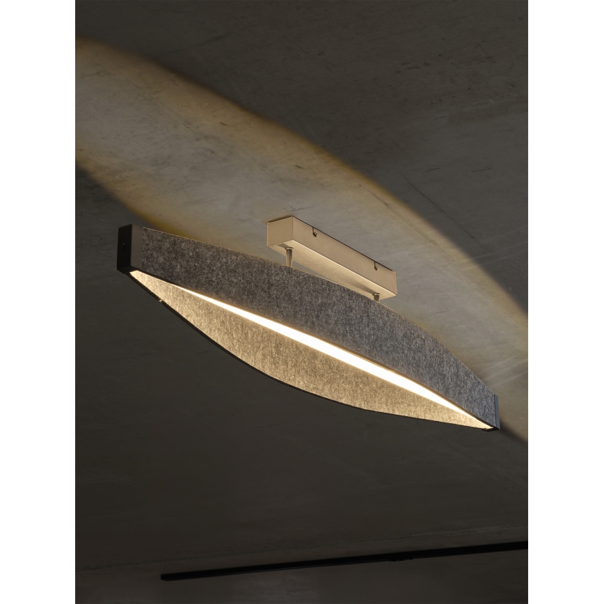 Osram - LED Επιφανειακό φωτιστικό οροφής DECOR FLAT LED/23W/230V γκρι