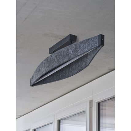 Osram - LED Επιφανειακό φωτιστικό οροφής DECOR FLAT LED/23W/230V γκρι
