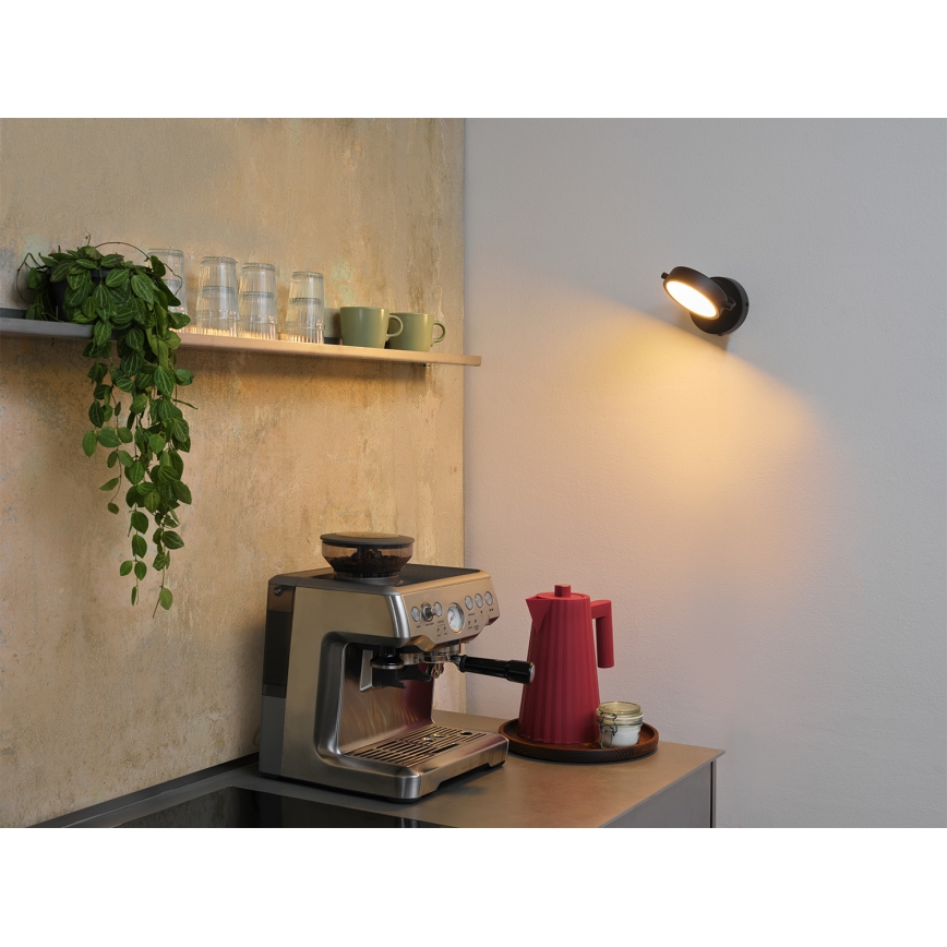 Osram - LED επιτοίχιο φωτιστικό DECOR PUCK LED/11W/230V μαύρο