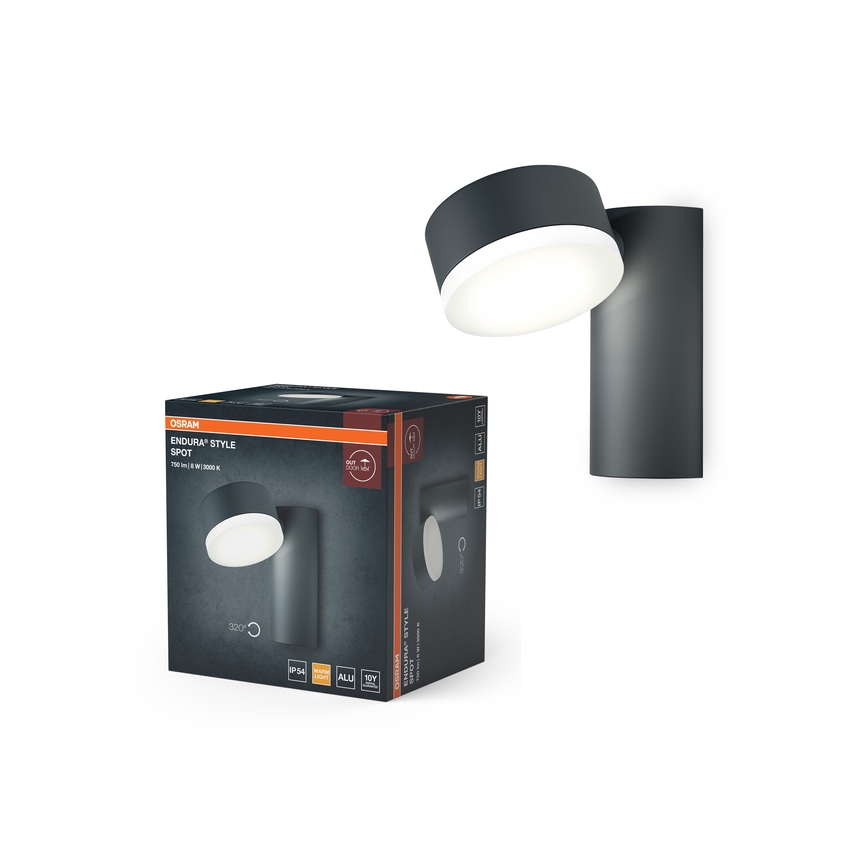 Osram - LED επιτοίχιο φωτιστικό εξωτερικού χώρου ENDURA STYLE LED/8W/230V IP44