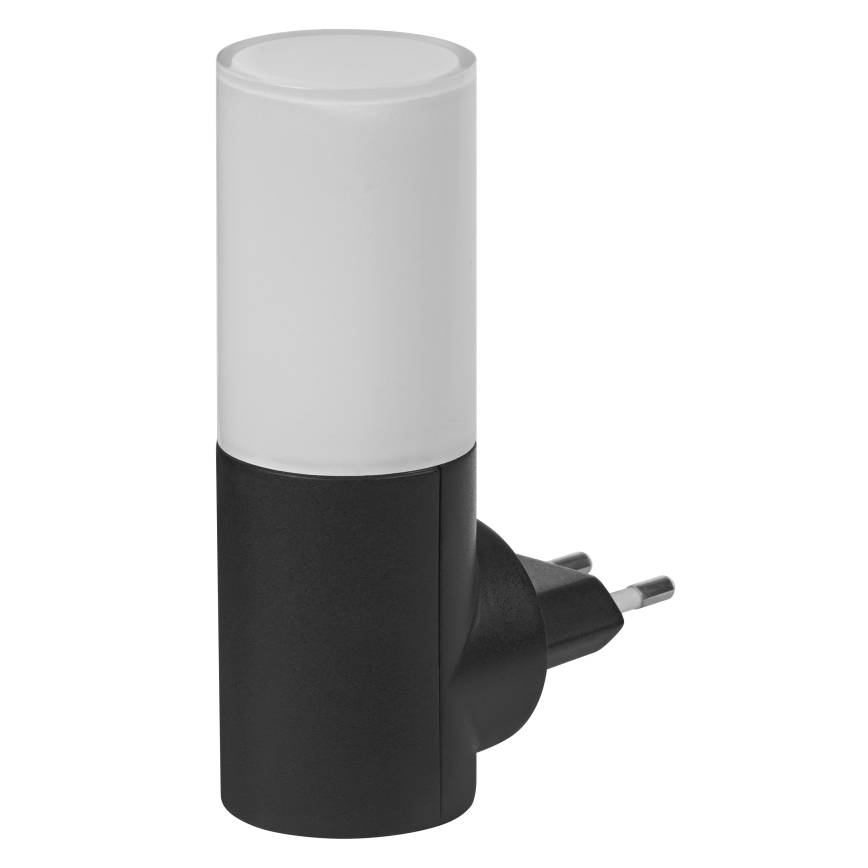 Osram - LED νυχτερινό φωτάκι με αισθητήρα σούρουπου LUNETTA LED/0,2W/230V μαύρο