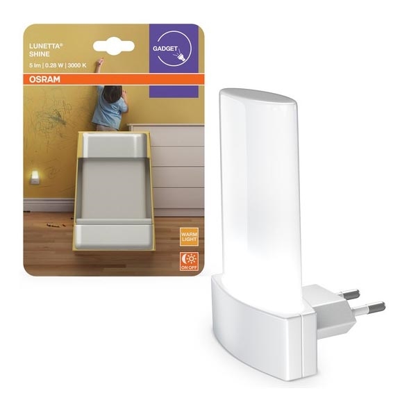 Osram - LED νυχτερινό φωτιστικό με αισθητήρα LUNETTA LED/0,28W/230V 3000K