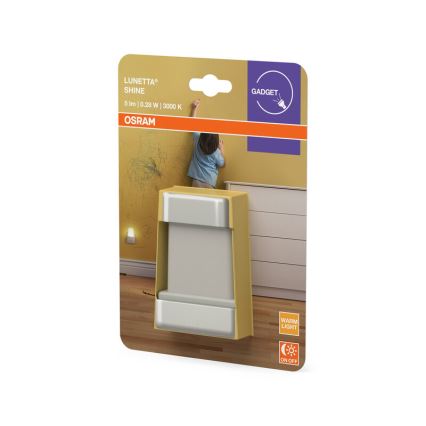 Osram - LED νυχτερινό φωτιστικό με αισθητήρα LUNETTA LED/0,28W/230V 3000K