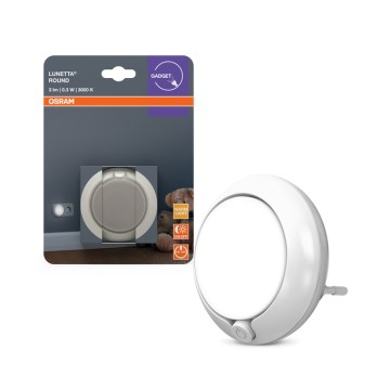 Osram - LED νυχτερινό φωτιστικό με αισθητήρα LUNETTA LED/0,3W/230V 3000K