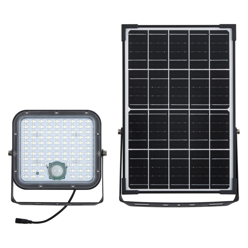 Osram - LED ρυθμιζόμενος ηλιακός προβολέας με αισθητήρα ENDURA LED/30W/6,4V 4000K IP65 μαύρο + τηλεχειριστήριο