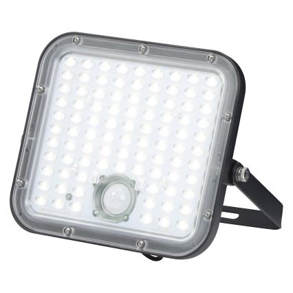 Osram - LED ρυθμιζόμενος ηλιακός προβολέας με αισθητήρα ENDURA LED/30W/6,4V 4000K IP65 μαύρο + τηλεχειριστήριο