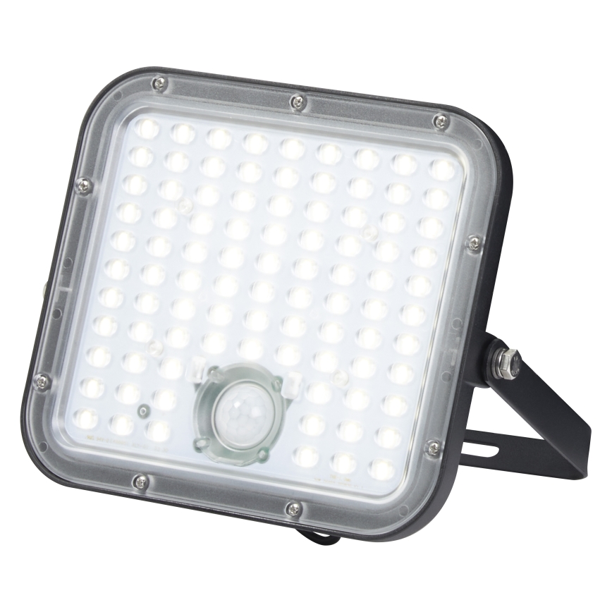 Osram - LED ρυθμιζόμενος ηλιακός προβολέας με αισθητήρα ENDURA LED/30W/6,4V 4000K IP65 μαύρο + τηλεχειριστήριο