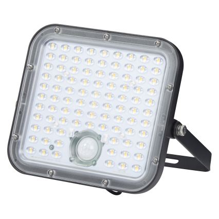 Osram - LED ρυθμιζόμενος ηλιακός προβολέας με αισθητήρα ENDURA LED/30W/6,4V 4000K IP65 μαύρο + τηλεχειριστήριο