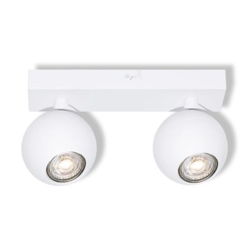 Osram - Σποτ φωτιστικό SPOT SPHERAL 2xGU10/6W/230V λευκό