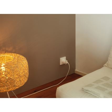 Osram - Σετ 2 τεμ. Έξυπνη πρίζα SMART+ MATTER SCHUKO 2300W/230V/10A Wi-Fi λευκή