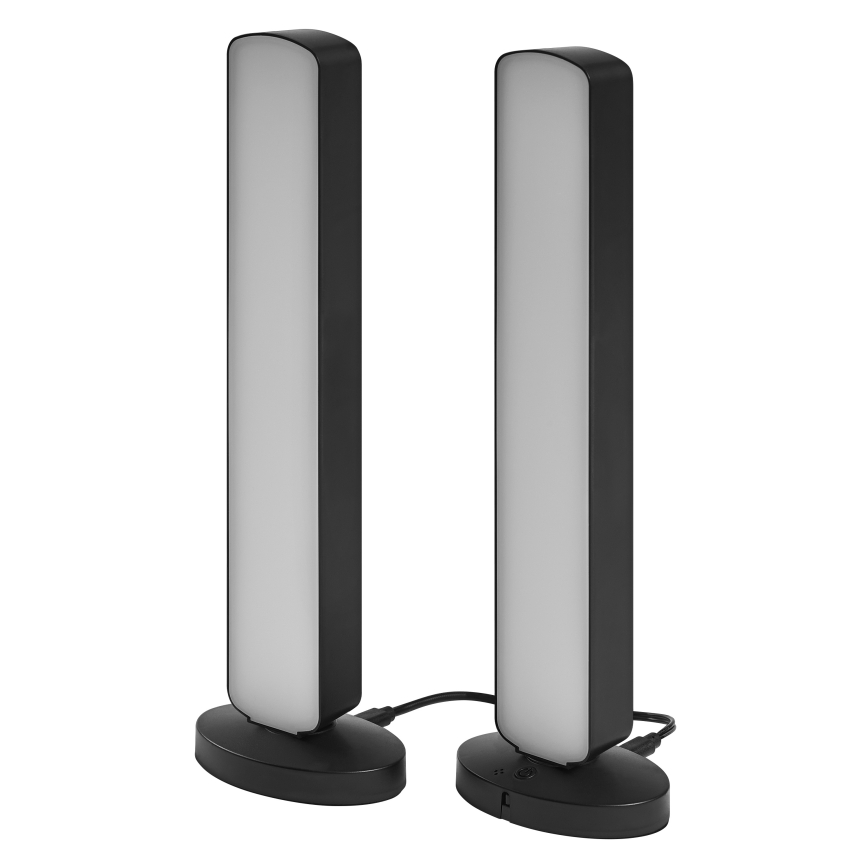 Osram - Σετ 2x LED RGBW Ρυθμιζόμενο επιτραπέζιο φωτιστικό MOOD LIGHT LED/4W/230V 2700-6500K Wi-Fi + τηλεχειριστήριο