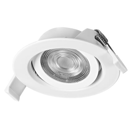 Osram - Σετ 3 ρυθμιζόμενων εντοιχιστών σποτ LED SPOT LED/4,9 W/230 V 2700 K Ø 8,7 εκ. λευκό