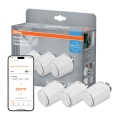 Osram - Σετ 3 τεμαχίων θερμοστατικών κεφαλών SMART+ με τροφοδοσία 3xAA και Wi‑Fi