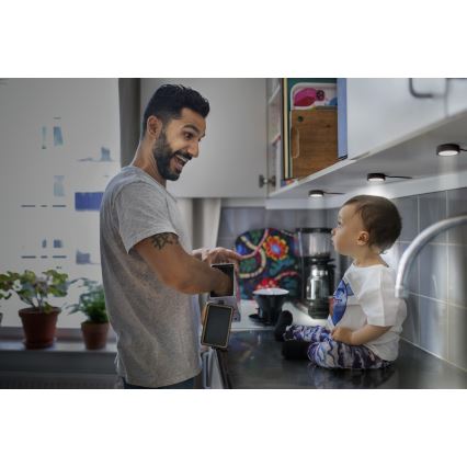 Osram - Σετ 3x LED φωτιστικό κάτω ντουλαπιού UNDERCABINET LED/3W/230V 3000K μαύρο