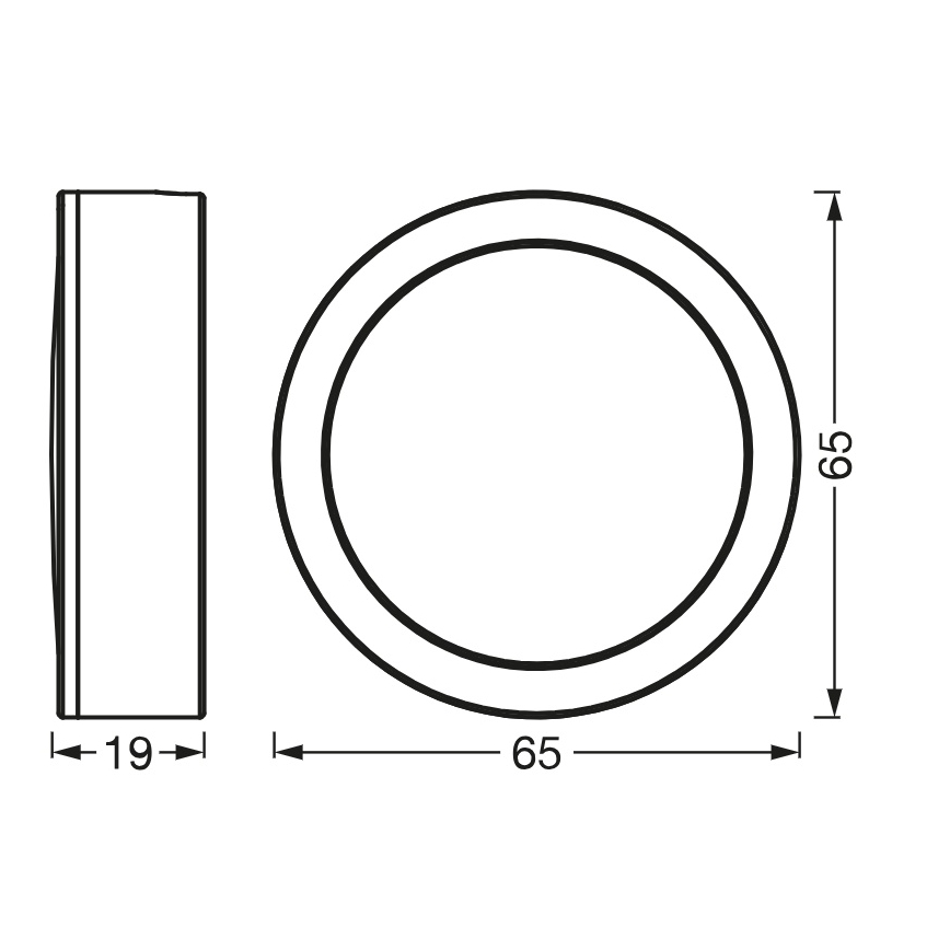 Osram - Σετ 3x LED φωτιστικό κάτω ντουλαπιού UNDERCABINET LED/3W/230V 3000K μαύρο